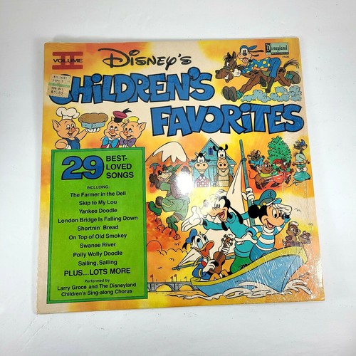 Disney's Children's Favorites Volume 2 LP Vinyl 1979 Disneyland Records 2508