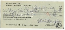 Doug Van Blumble Signed Check Vaudeville Performer
