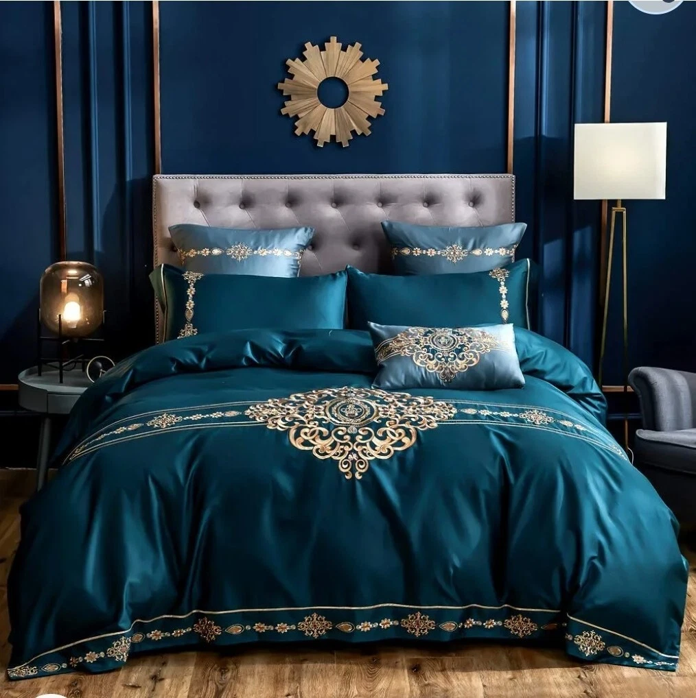 Peacock Colored Bedding Sets