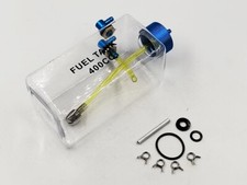 400ml (13.9oz) Clear Fuel Tank with Metal Cap for RC Airplane Gasoline Engine