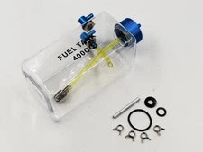 400ml (13.9oz) Clear Fuel Tank with Metal Cap for RC Airplane Gasoline Engine