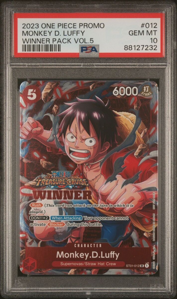 2023 One Piece Promo Winner Pack Vol. 5 #012 Monkey D. Luffy 2023 One Piece Promo Winner Pack Vol. 5 #012 Monkey D. Luffy