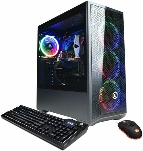 CyberPowerPC GXIVR8060A10 (500GB, Intel Core i5 10th Gen., 2.90GHz, 8GB) Gaming Desktop