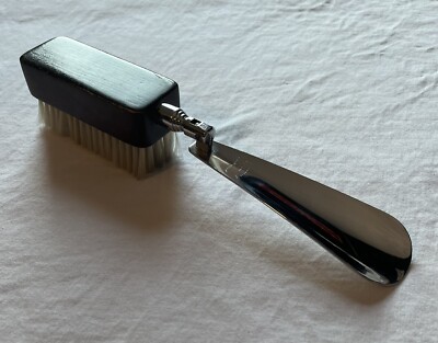 Vintage Men's Barber Collapsible Hair/Clothes Back Traveller Brush Made in Japan