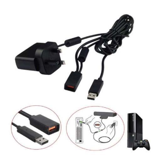 Microsoft Xbox 360 Kinect Sensor Mains Power Supply Adapter - 3 Pin UK Adapter - Picture 1 of 1