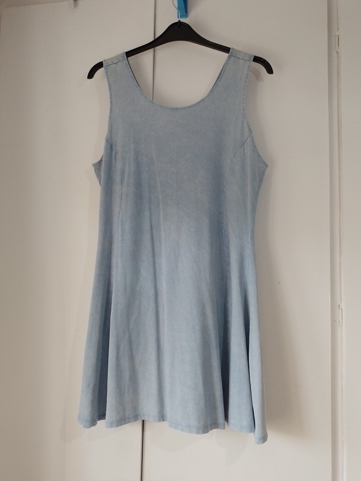 Ladies Stretch Denim New Look Dress Size 18 eBay
