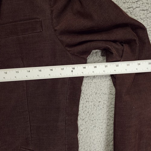 INC Pin Cord Blazer Men's S Brown Cotton Blend Sport Coat Single-Vent Classic - Picture 7 of 11