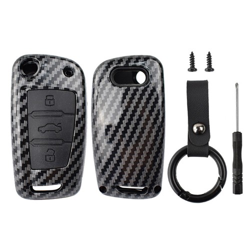 For Audi A2 A3 A4 A6 A6L /A8 TT/Q7 Folding Remote Smart Key Fob cover case Shell - Picture 7 of 10