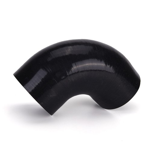 3"(76mm) 90 Degree Black Silicone Hose Elbow for Intercooler/Turbo Coupling Pipe - Picture 5 of 8