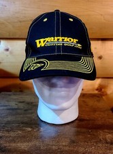 Warrior Custom Golf Clubs Hat Baseball Cap Golfing Embroidered Adjustable Black