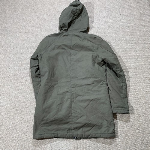 Fjallraven Greenland Parka Jacket Womens Medium Khaki Green Lightweight Coat - Picture 12 of 14
