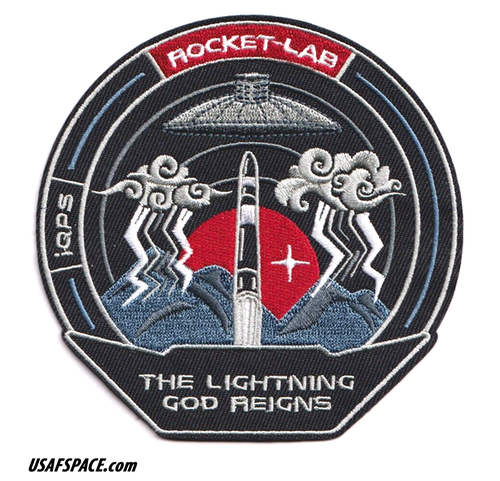 Authentic ROCKET LAB 59 'The Lightning God Reigns' SATELLITE SPACE Mission PATCH - Picture 3 of 3