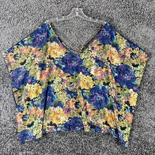 Pure Energy Blouse Women’s 2X Multicolor Floral