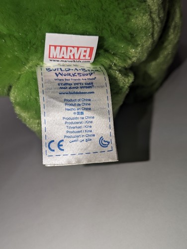Marvel El Increíble Hulk Construye un Oso BABW Oso de Peluche 17 en Vengadores - Imagen 3 de 3