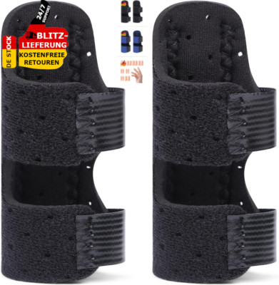  2Pcs Fingerschiene Fingerglätter Finger Schiene Stabilisator Fingerstütze