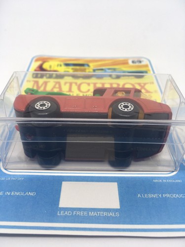 Vintage Lesney Matchbox 74 Custom Toe Tow Joe Preproduction In Blister Pack - Picture 5 of 6