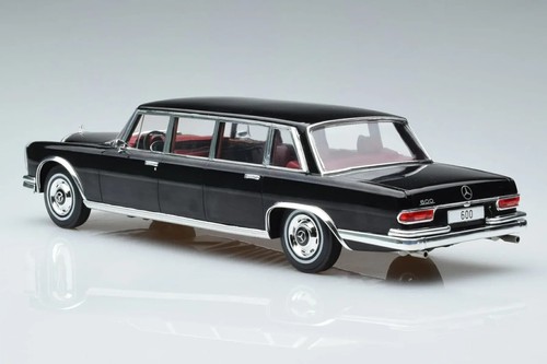 MCG 1/18 D/CAST 1969 MERCEDES BENZ S-CLASS 600 LWB PULLMAN (W100) BLACK MCG18187 - Picture 5 of 6