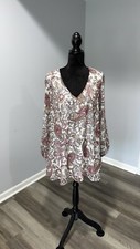 Women’s Show Me Your Mumu Tessa Floral Paisley Tunic Size Medium Top Blouse