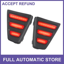 Rear Bumper Fog Brake Tail Light 1 Pair Custom for Honda Fit Jazz 2014-2017