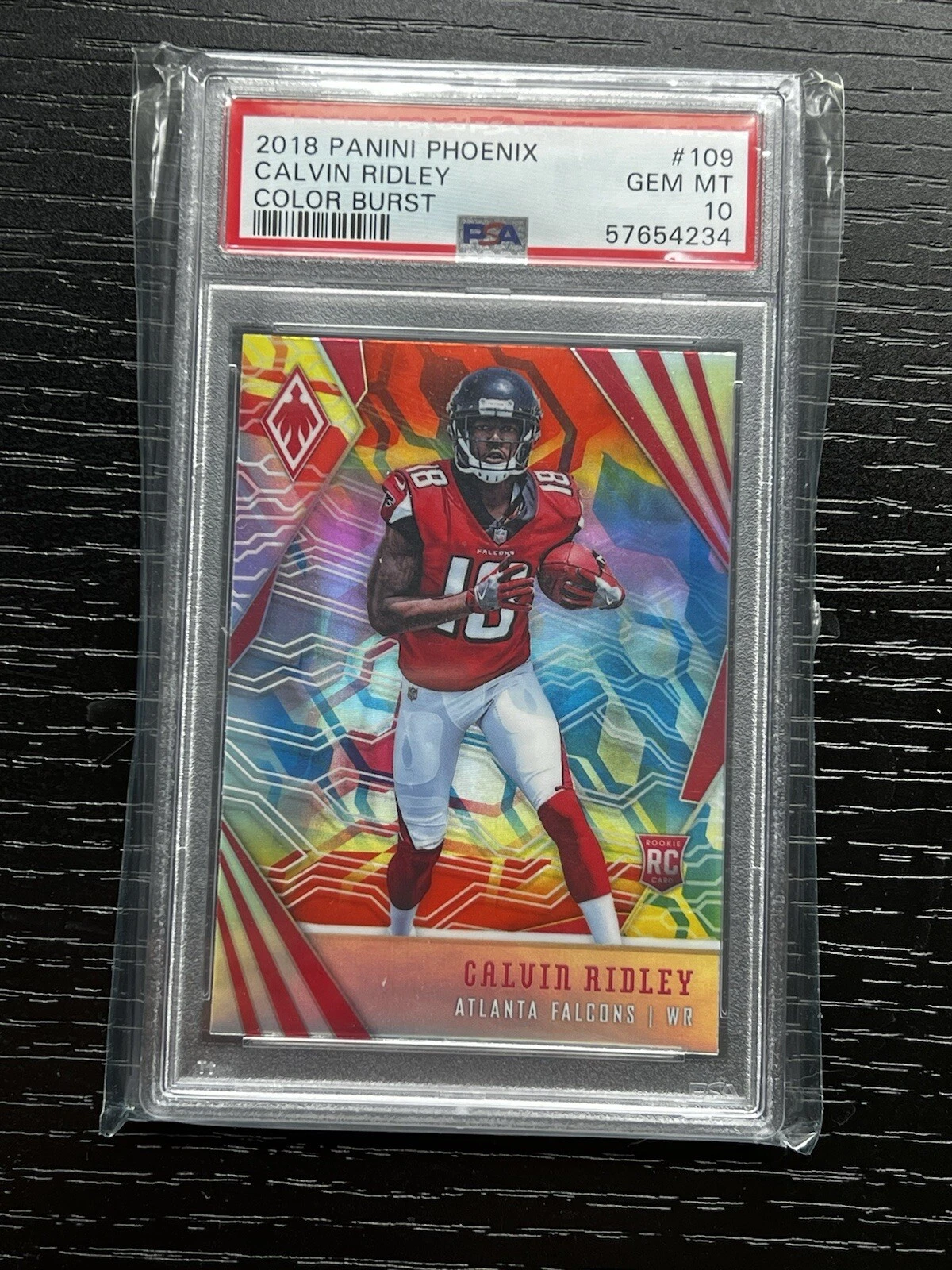 Calvin Ridley Panini Phoenix #109 Color Burst