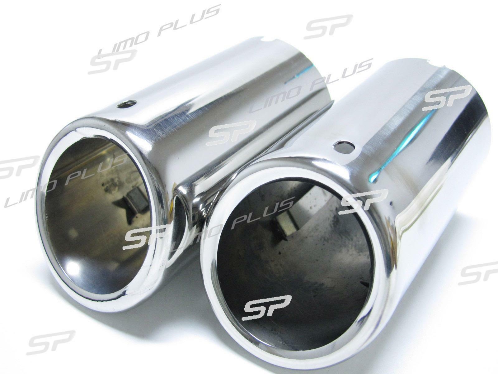 Endrohrabdeckung Für Audi A6 C7 - Edelstahl Schwarz Glänzend