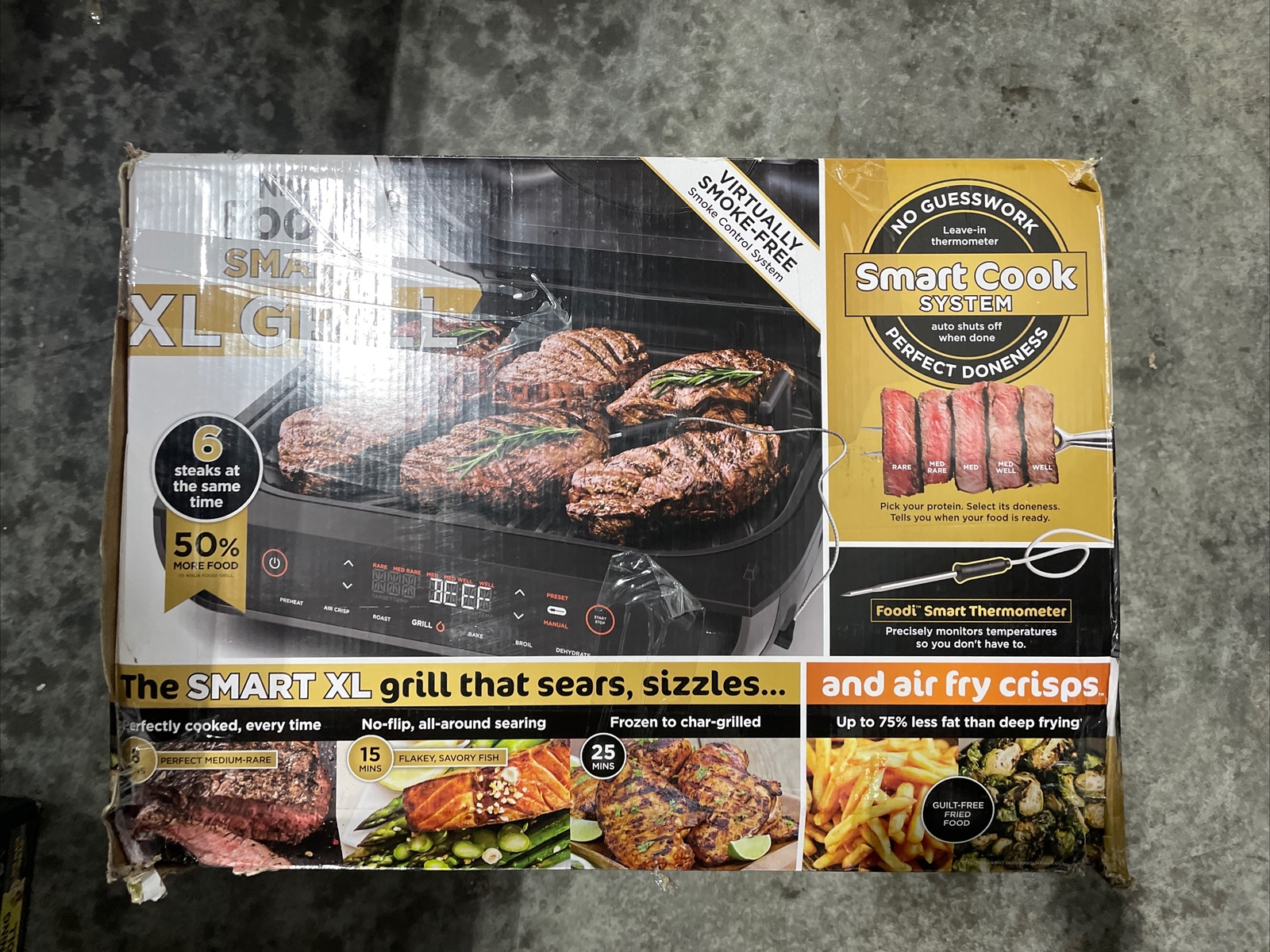 Ninja Foodi FG551 Smart XL Indoor Grill Black Falak Tayyeb Platinum