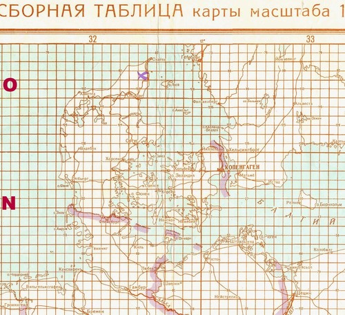 Mapas topográficos militares soviéticos rusos - THORSHOJ (Dinamarca), 1:50 000, ed. 1961 - Imagen 4 de 4
