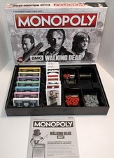 USAopoly AMC The Walking Dead Limited Edition Monopoly Game 100% Complete!!