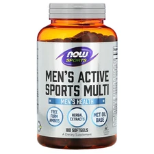 Now Foods Sports Men s Extreme Sports Multi 180 Softgels GMP Quality Assured
