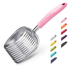 Cat Litter Scoop, Aluminum Alloy Sifter, Kitty Metal Scooper, Deep Shovel, Lo...