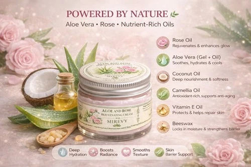 Aloe Vera & Rose Anti-Wrinkle Cream