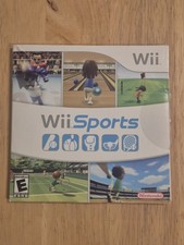 Wii Sports (Nintendo Wii, 2006) Complete w/ Manual Tested Working
