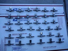 Carman S/S Swivel 1/4" Female x 1/4" x  1/4" Barb Tee Fittings Bundle 36 Sale 