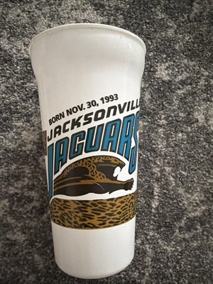 Jacksonville Jaguars Old Original Banned Logo 7  Plastic Cup NFL Football