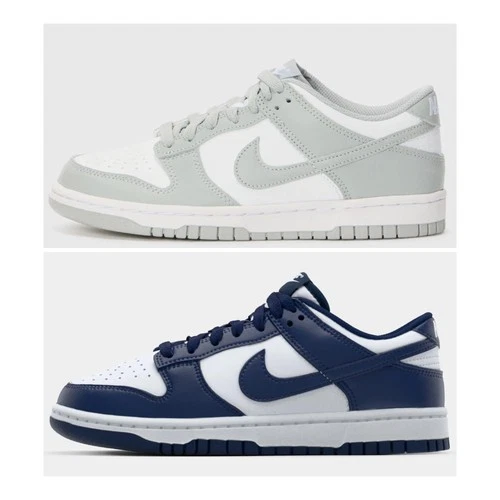 Nike Dunk Low Retro Herren Sneaker Schuhe Sneaker Weiß/Grau/Blau Gr. 41-47