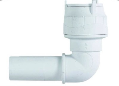Restposten 37 x 15 mm Polyfit Zapfenbogen weiß FIT1015