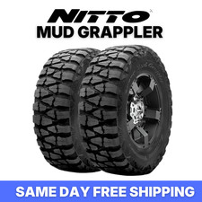 Set Of 2 Lt 37x13.50r20 Nitto Mud Grappler New Tires 127q Load E Set Of 2 Lt 37x13.50r20 Nitto Mud Grappler New Tires 127q Load E