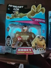 Mr Beast Lab Stretchy & Gooey Hero Legendary GOLD Panther 5" Figure NEW In Box