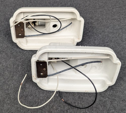Restored Pair White Porcelain Sconces by Paulding, 1930's-1950's, Art Deco/MCM - Picture 8 of 13