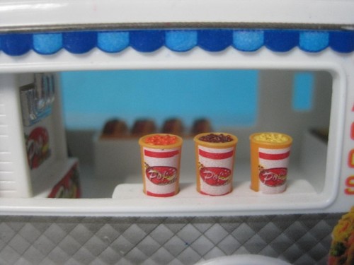 LOT OF 3 KINSFUN TACO FOOD TRUCK DIE CAST METAL PULLBACK ACTION TOY CAR VE-TACTR - Picture 9 of 13