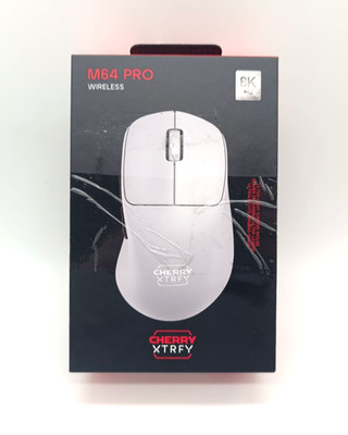 CHERRY XTRFY M64 Pro Wireless Gaming-Maus - Weiß/Schwarz