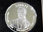 2018 Native American Jamul Lenape Horse 1 oz .999 Fine Silver $1 Proof Coin