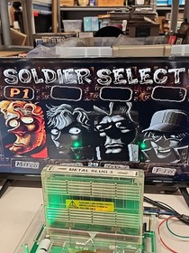 Metal Slug 3 SNK Neo Geo MVS Arcade Cartridge Tested (SMALL CRACK IN SHELL)