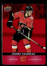 2019-20 Upper Deck Tim Hortons Red Die Cut Johnny Gaudreau Calgary Flames #DC-5
