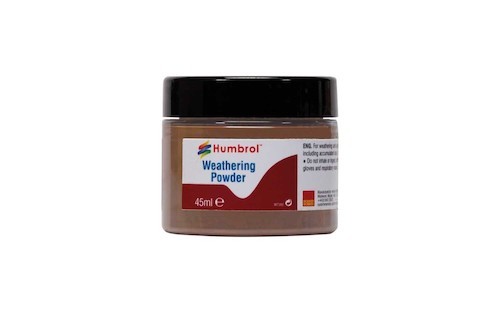 Greenhills Humbrol 45ml Pot of Dark Rust Weathering Powder AV0019 - C5227 - Image 7