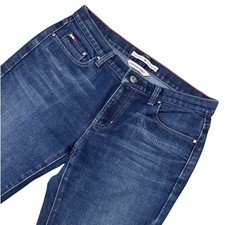 Tommy Hilfiger Vintage Y2K Bootcut Jeans Womens Size 10 Low Rise Dark Wash Denim