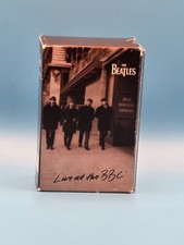 The Beatles Live At The BBC 2 Cassette Box Set VG+ 1994 90s 60 Rock British Inva