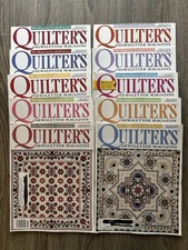 Quilters Newsletter Magazine 2003 Complete Year Lot Of 10