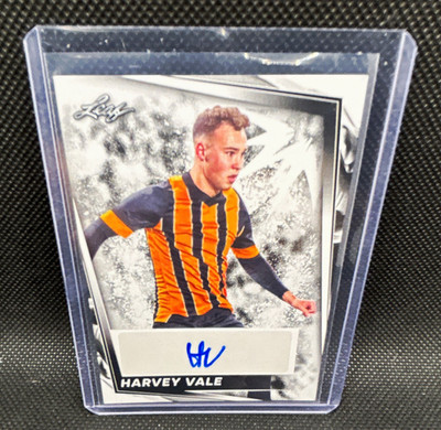 Leaf 2024 Soccer Blaster Autographs Harvey Vale Hull City Auto Insert #BA-HV1