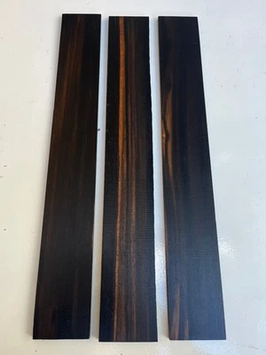 FEEL GOOD WOOD AFRICAN EBONY guitar fingerboard / fretboard blank 530-535 x 70-75 x 7-8mm
